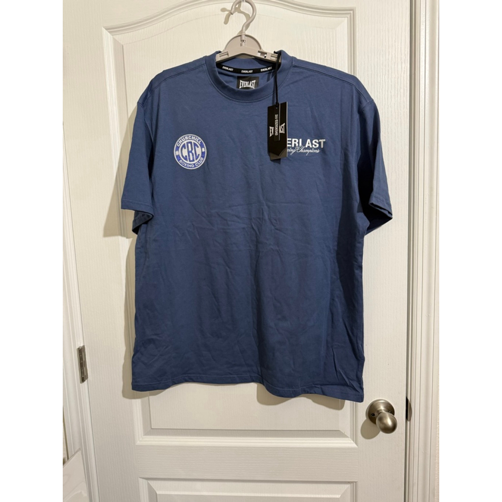 Men's Everlast Blue Short Sleeve Training Club Tee M